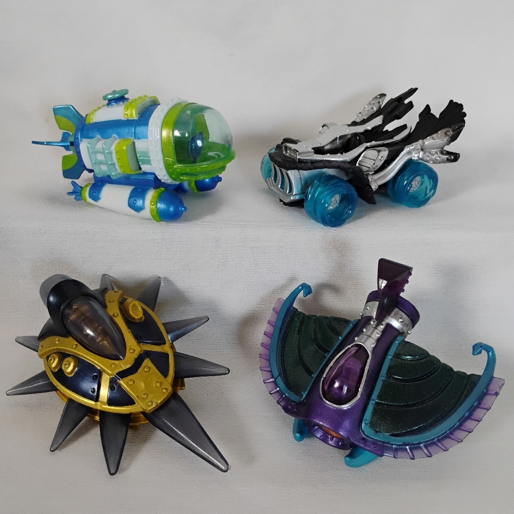 Skylanders Superchargers Video Game Accessories Land Sea & Sky 4 Vehicles Bundle